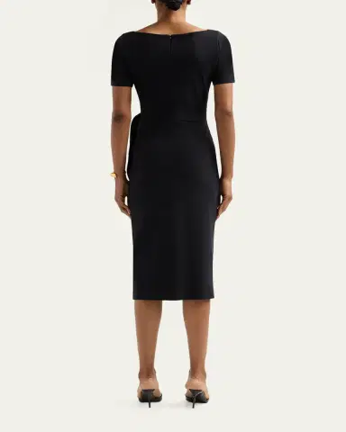 Chiara Boni La Petite Robe Sedva Sequin-Embellished Sheath Midi Dress | Thumbnail 4 Chiara Boni La Petite Robe Sedva Sequin-Embellished Sheath Midi Dress | Thumbnail 4
