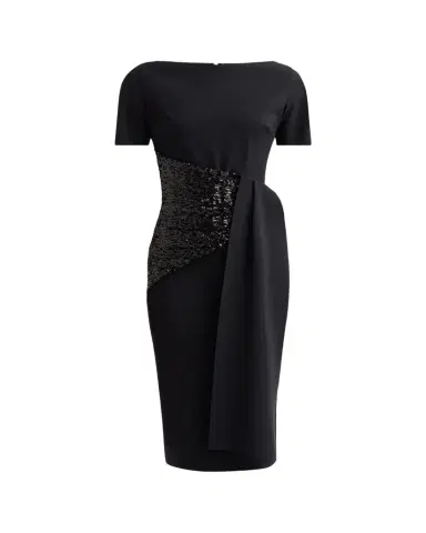 Chiara Boni La Petite Robe Sedva Sequin-Embellished Sheath Midi Dress | Thumbnail 1 Chiara Boni La Petite Robe Sedva Sequin-Embellished Sheath Midi Dress | Thumbnail 1
