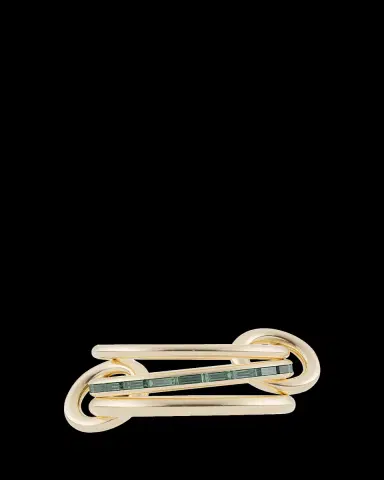 Spinelli Kilcollin Pyrus 18K Yellow Gold Ring with Baguette Emeralds | Thumbnail 2
