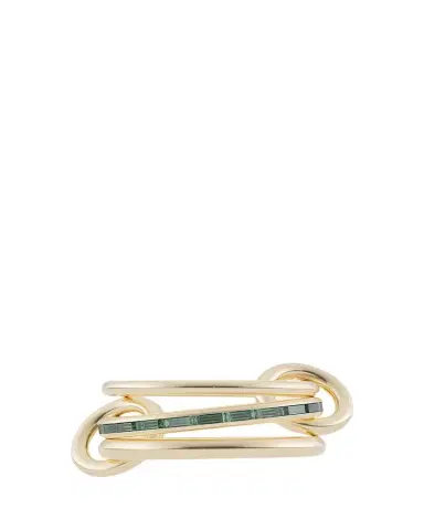 Spinelli Kilcollin Pyrus 18K Yellow Gold Ring with Baguette Emeralds | Thumbnail 1