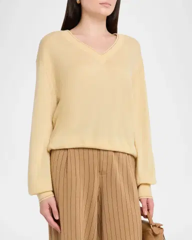 Guest In Residence The Airy V Sweater | Thumbnail 4