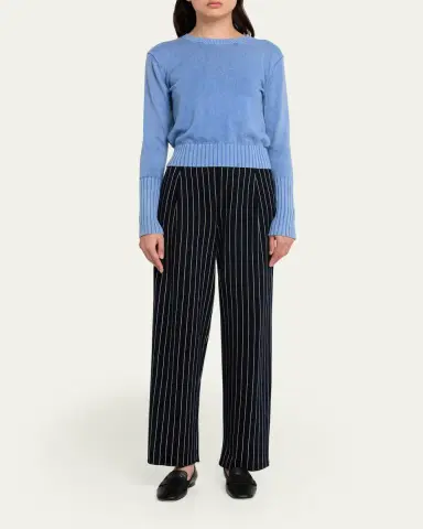 Guest In Residence Pinstripe Carpenter Pants | Thumbnail 2