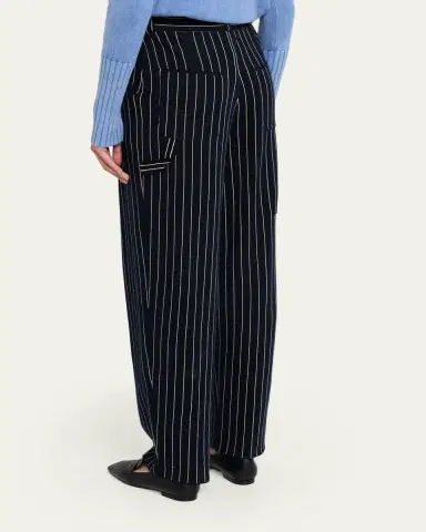 Guest In Residence Pinstripe Carpenter Pants | Thumbnail 3