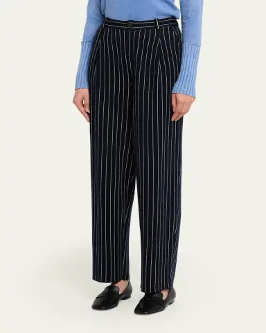 Guest In Residence Pinstripe Carpenter Pants | Thumbnail 4