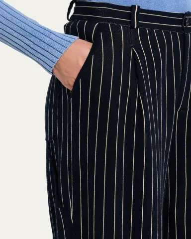 Guest In Residence Pinstripe Carpenter Pants | Thumbnail 5