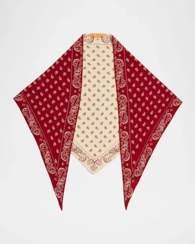 Guest In Residence The Wild Rag Silk-Blend Scarf | Thumbnail 5