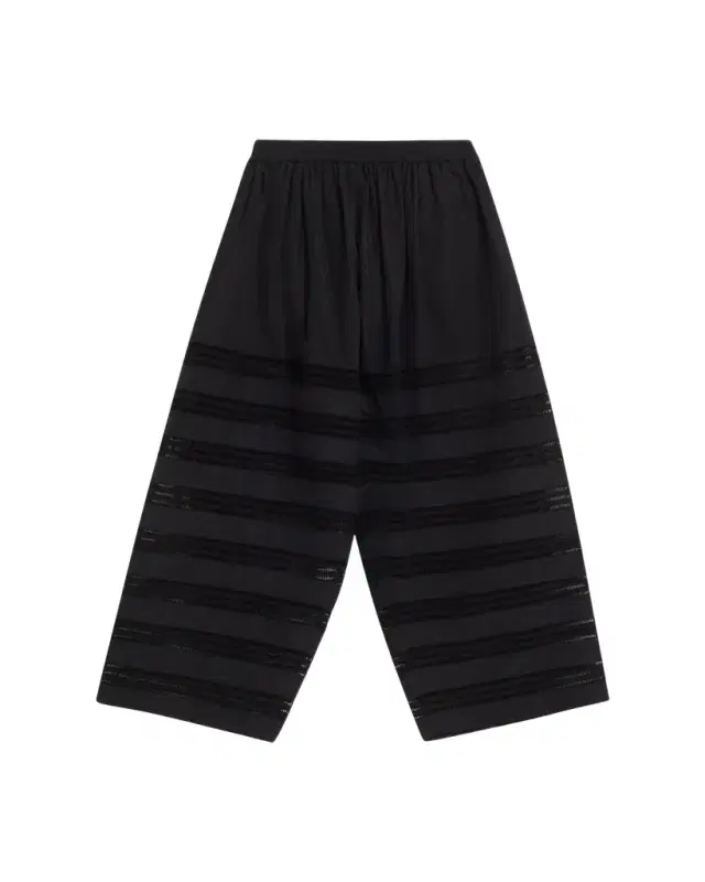 ALAÏA Embroidered Cotton Wide-Leg Crop Culotte Pants