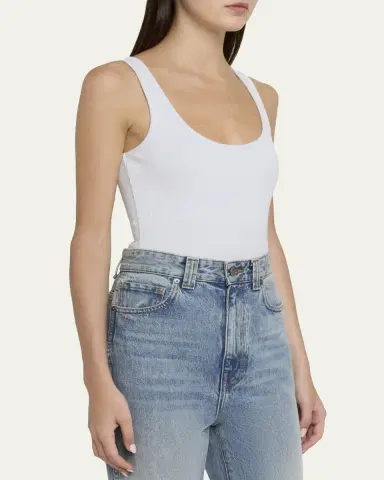 L'Agence Nica Scoop-Neck Tank Bodysuit | Thumbnail 8