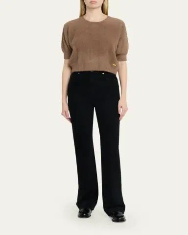 L'Agence Guinevere Cropped Pullover | Thumbnail 2 L'Agence Guinevere Cropped Pullover | Thumbnail 2