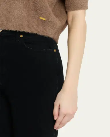 L'Agence Guinevere Cropped Pullover | Thumbnail 5 L'Agence Guinevere Cropped Pullover | Thumbnail 5