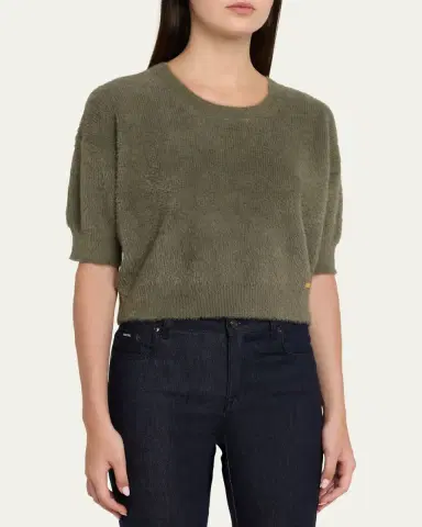 L'Agence Guinevere Cropped Pullover | Thumbnail 8 L'Agence Guinevere Cropped Pullover | Thumbnail 8