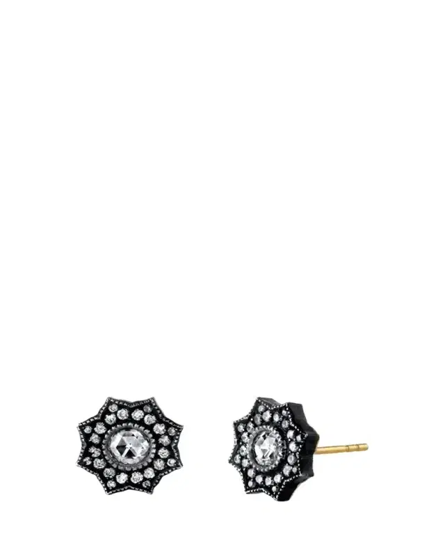 Arman Sarkisyan Louiza Stud Earrings with Rose-Cut Diamonds