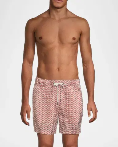 Onia Men's Calder Printed Swim Shorts | Thumbnail 4