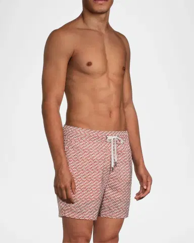 Onia Men's Calder Printed Swim Shorts | Thumbnail 6