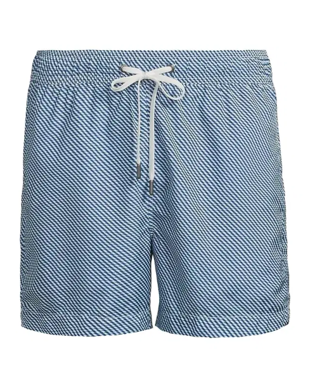 Onia Men 's Charles Geometric Swim Trunks