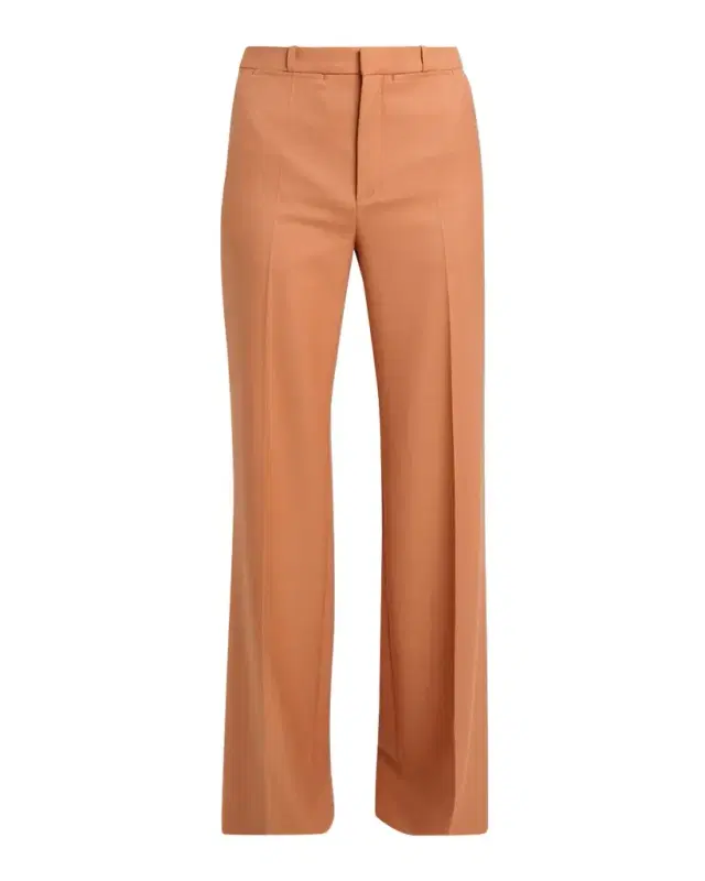 Chloe Wool Wide-Leg Trousers