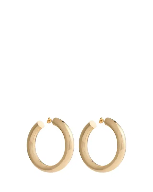 FARAONE MENNELLA by R.F.M.A.S. 18K Yellow Gold Medium Barbarella Hoop Earrings