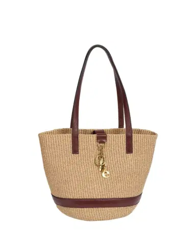 Chloé Charms Hand-Woven Basket Bag | Thumbnail 1