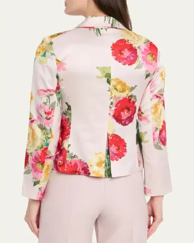 Libertine Pat Nixon Silk Single-Breasted Classic Jacket | Thumbnail 3