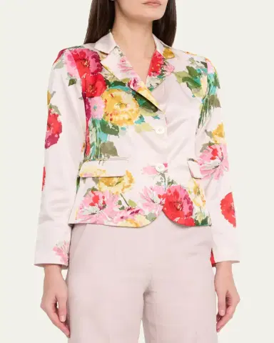 Libertine Pat Nixon Silk Single-Breasted Classic Jacket | Thumbnail 4
