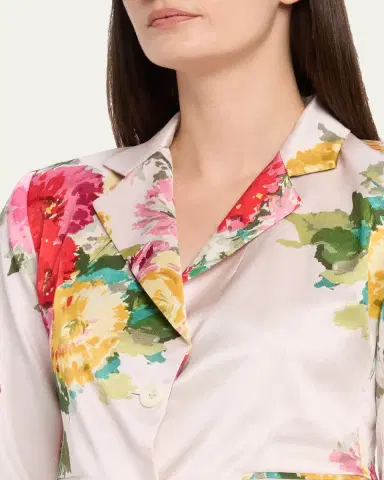 Libertine Pat Nixon Silk Single-Breasted Classic Jacket | Thumbnail 5