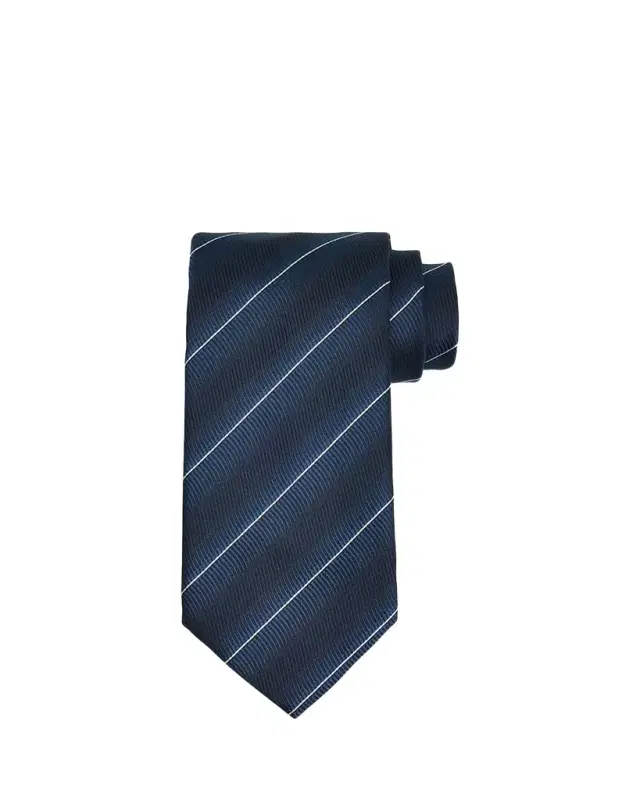 TOM FORD Men's Linen Diagonal Stripe Tie
