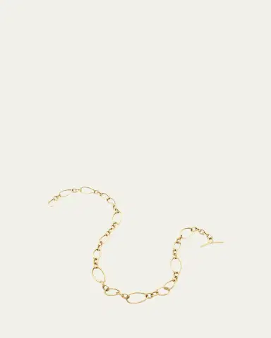FARAONE MENNELLA by R.F.M.A.S. 18K Yellow Gold Petite Stella Chain Necklace, 17.5"L | Thumbnail 2