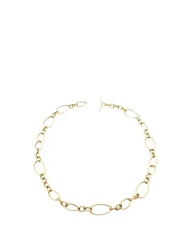FARAONE MENNELLA by R.F.M.A.S. 18K Yellow Gold Petite Stella Chain Necklace, 17.5"L | Thumbnail 1