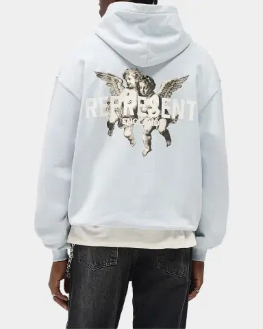 Represent Men's Legacy Cherubs Cotton Hoodie | Thumbnail 3 Represent Men's Legacy Cherubs Cotton Hoodie | Thumbnail 3
