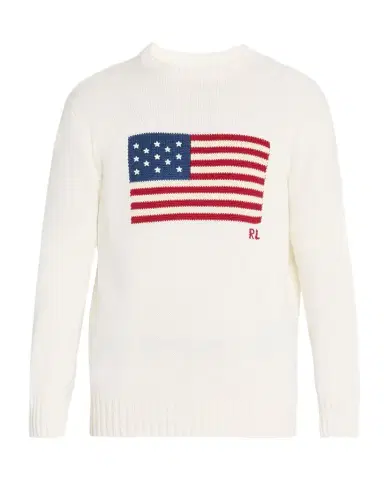 Polo Ralph Lauren Men's Iconic Flag Cotton Sweater | Thumbnail 1 Polo Ralph Lauren Men's Iconic Flag Cotton Sweater | Thumbnail 1