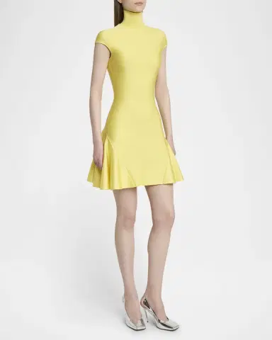 Givenchy Cap-Sleeve Fit-And-Flare Mini Dress | Thumbnail 2 Givenchy Cap-Sleeve Fit-And-Flare Mini Dress | Thumbnail 2