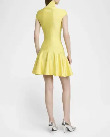 Givenchy Cap-Sleeve Fit-And-Flare Mini Dress | Thumbnail 3 Givenchy Cap-Sleeve Fit-And-Flare Mini Dress | Thumbnail 3