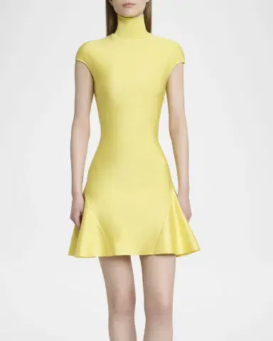 Givenchy Cap-Sleeve Fit-And-Flare Mini Dress | Thumbnail 4 Givenchy Cap-Sleeve Fit-And-Flare Mini Dress | Thumbnail 4