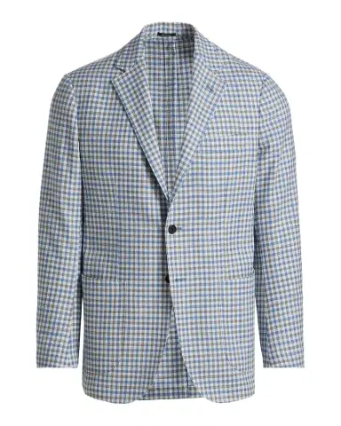 Sartorio Men's Gingham Wool-Blend Sport Coat | Thumbnail 1