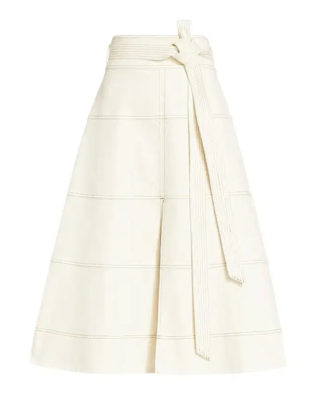 Hudson Belted Midi Skirt
