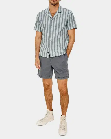 RAILS Men's Cotton Fielder Stripe Camp Shirt | Thumbnail 2