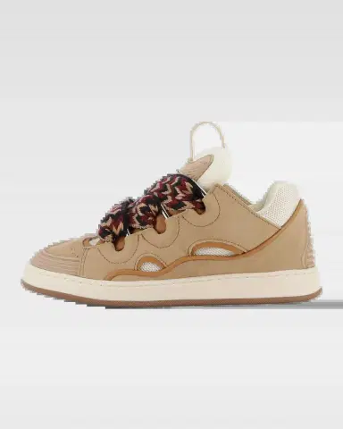 Lanvin Kid's Curb Suede & Leather Sneakers, Kids | Thumbnail 2