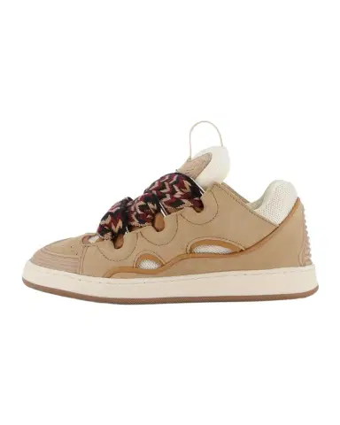 Lanvin Kid's Curb Suede & Leather Sneakers, Kids | Thumbnail 1
