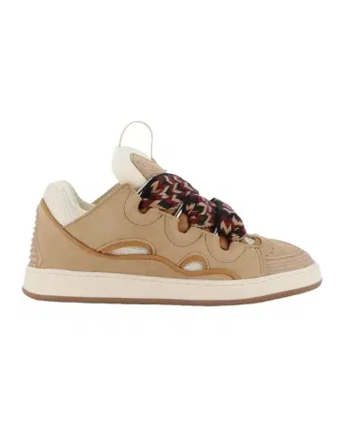 Lanvin Kid's Curb Suede & Leather Sneakers, Kids | Thumbnail 1