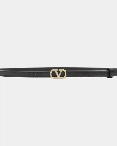 Valentino Garavani VLogo Leather Signature Belt | Thumbnail 3 Valentino Garavani VLogo Leather Signature Belt | Thumbnail 3