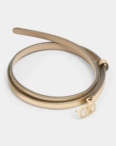 Valentino Garavani VLogo Leather Signature Belt | Thumbnail 2 Valentino Garavani VLogo Leather Signature Belt | Thumbnail 2