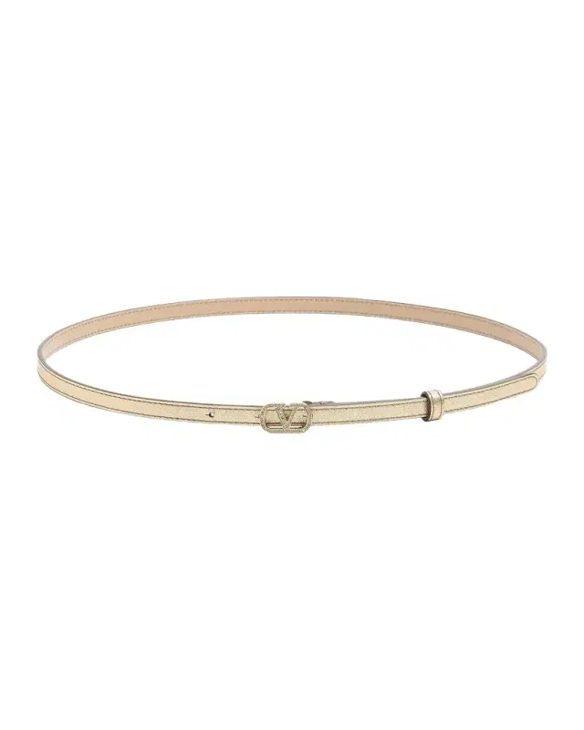 Valentino Garavani VLogo Leather Signature Belt
