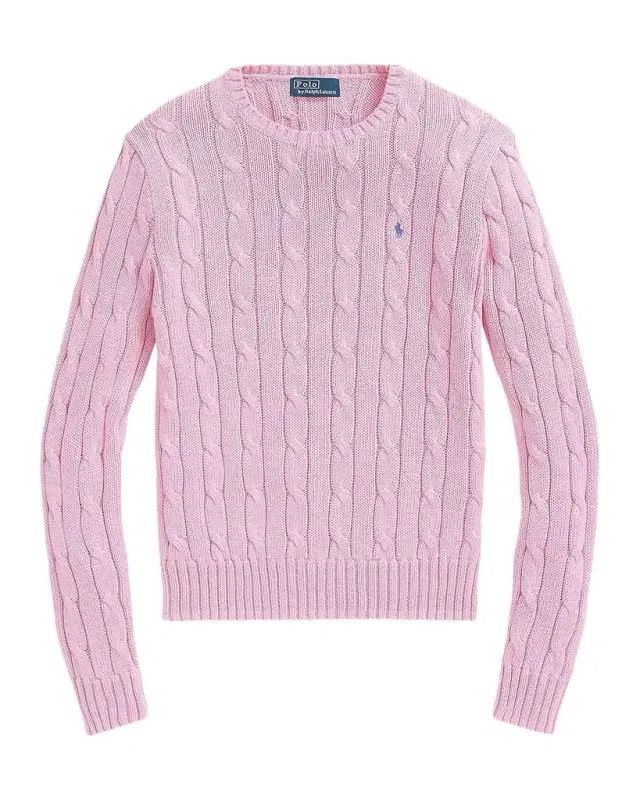 Polo Ralph Lauren Julianna Cable-Knit Cotton Sweater