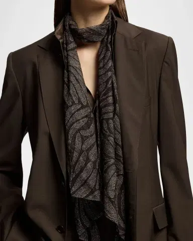 Ralph Lauren Collection Floral Silk Wrap Scarf | Thumbnail 3