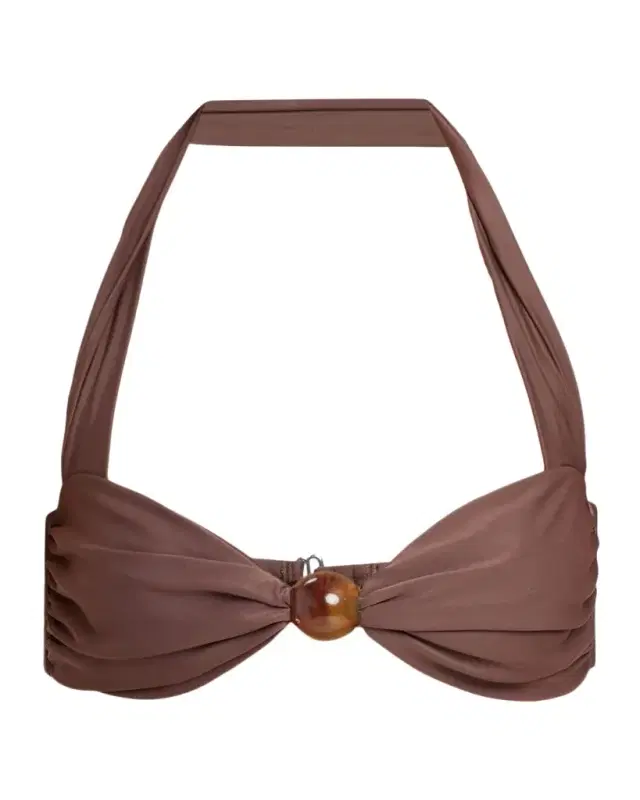 n/nicholas Sirena Halter Bikini Top