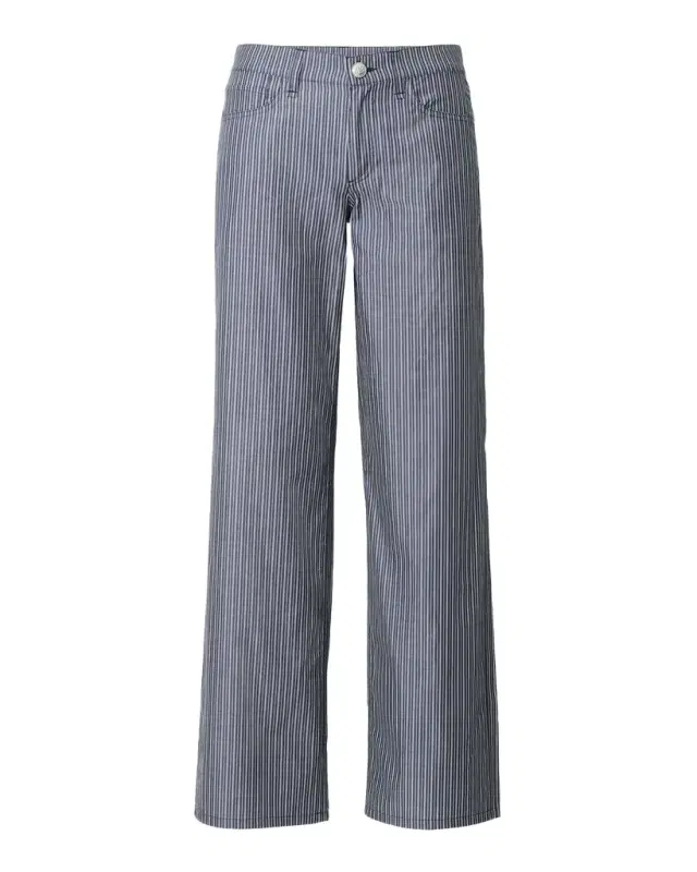 rag & bone Saige Striped Low-Rise Poplin Pants