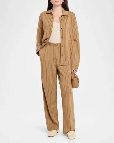 Guest In Residence Pinstripe Carpenter Pants | Thumbnail 2
