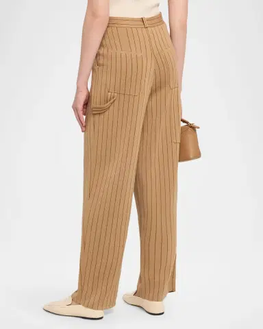 Guest In Residence Pinstripe Carpenter Pants | Thumbnail 3