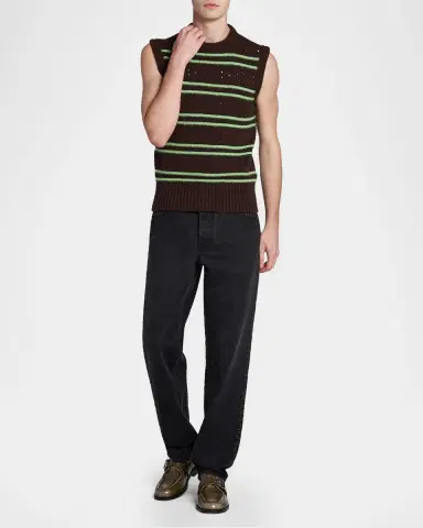 Isaia Men 's Wool Polo Sweater | Thumbnail 2