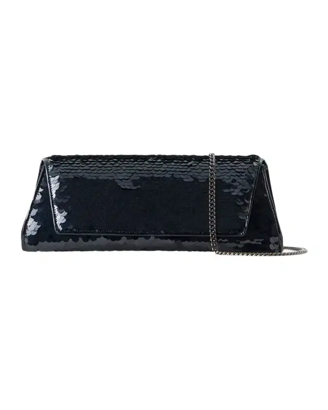 Akris Anouk Sequin Trapezoid Clutch Bag